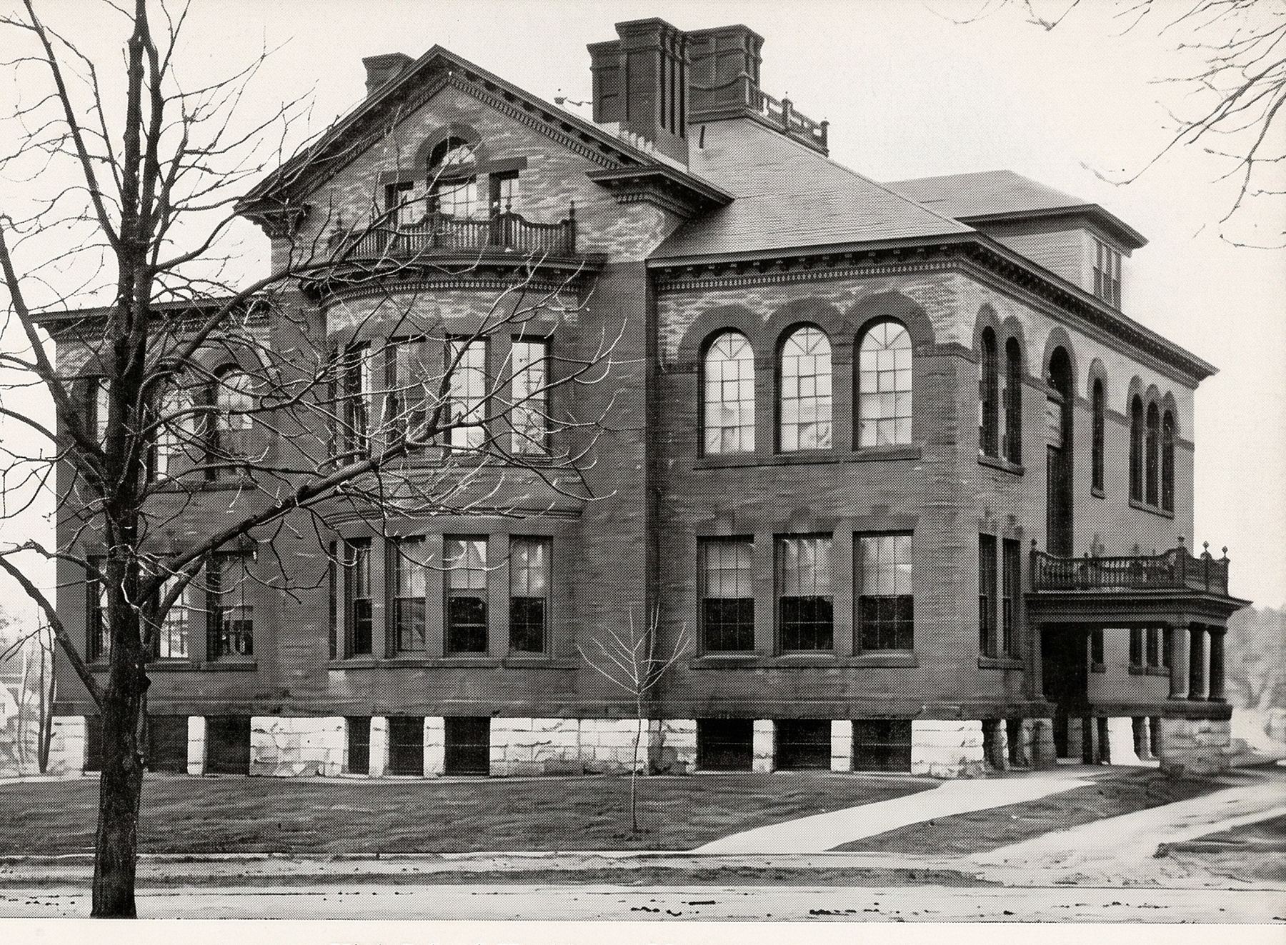 Hopkinton High School, in an earlier era